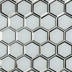 MSI Ice Bevel 3" Hexagon Mosaic SMOT-GLS-ICEBEHEX8MM